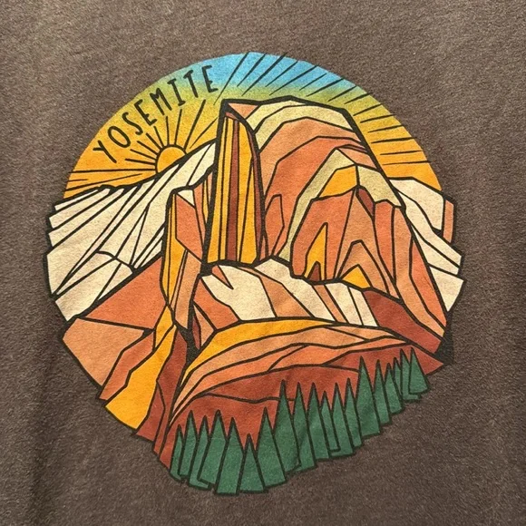 Wild Tribute Yosemite Graphic T-Shirt - Picture 2 of 4